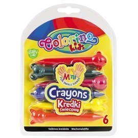Animal shaped crayons 6 colours Colorino Kids 33022PTR