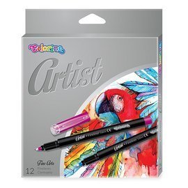 Artist Fineliners 12 colours Colorino Artist  92449PTR