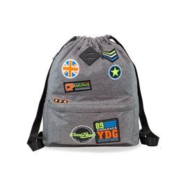 Backpack CoolPack Urban Badges Grey 26248CP No. B73052