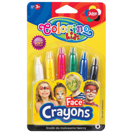 Face crayons 12 colours Colorino Kids 32650PTR
