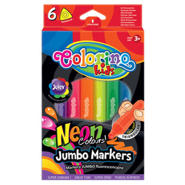 Junior Fibre pens 6 colours Colorino Kids 34593PTR