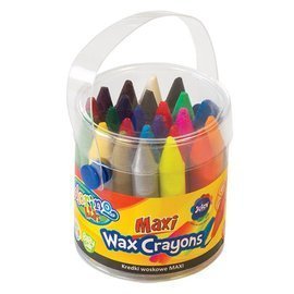 Maxi wax crayons 24 colours Colorino Kids 65580PTR