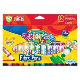 Mini markers 12 colours Colorino Kids 32117PTR