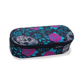 Pencil case CoolPack Campus Sculls & Roses 31013CP No. B62049