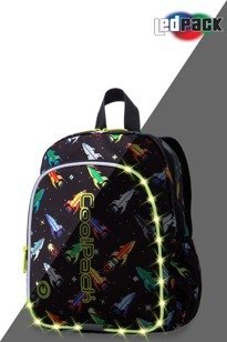 School backpack Coolpack Bobby LED Rockets 22714CP A23207