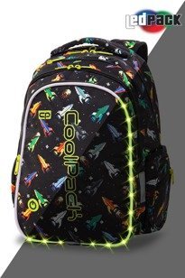 School backpack Coolpack Joy M LED Rockets  94788CP A20207