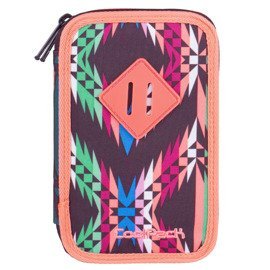 School pencil case with equipment Coolpack Jumper Pink Mexico 80613CP nr 1080