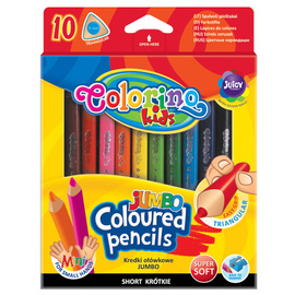 Triangular coloured pencils JUMBO 12 colours