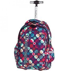 Trolley school backpack Coolpack Junior Mosaic Dots 72557CP nr 721