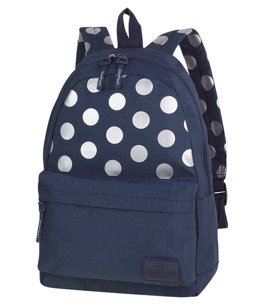 Urban backpack Coolpack Street Silver Dots/Blue  84496CP nr A572