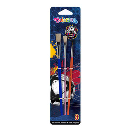 Wooden paint brushes 3 pcs. Colorino Kids 13741PTR/1