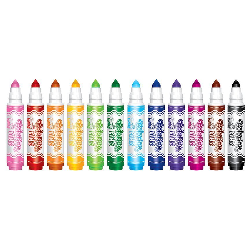 Mini markers 12 colours Colorino Kids 32117PTR - Artykuły piśmiennicze ...