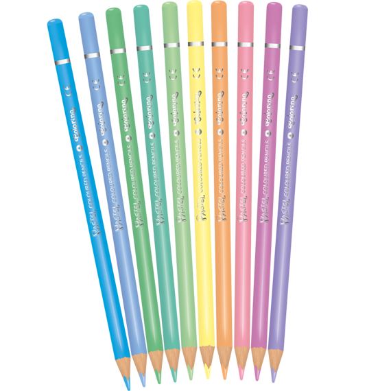  Hexagonal coloured pencils 12 colours Colorino Kids 14687PTR/1