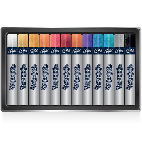 Artist Oil pastels 12 colours Colorino Kids 65702PTR