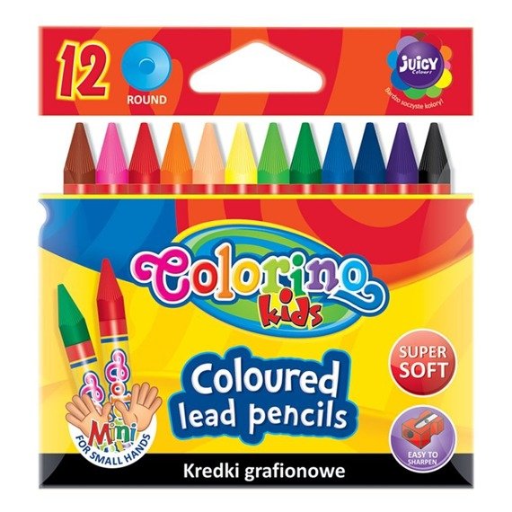 Coloured lead pencils 12 pcs. Colorino Kids 57301PTR