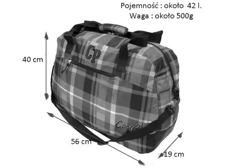 Coolpack Sunburst Pastel check 47197CP beach bag No. 127