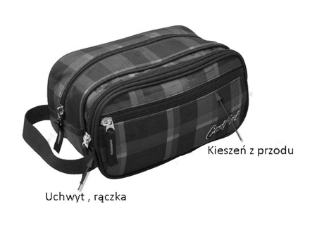 Cosmetic bag Coolpack Wave Grey shadow 48279CP nr 236