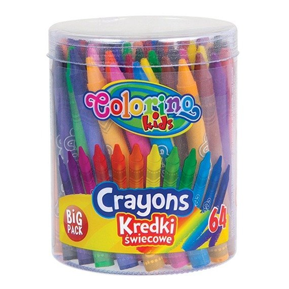 Crayons 64 colours Colorino Kids 33008PTR