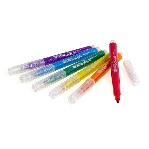 Glitter markers 6 colours Colorino Kids 65641PTR