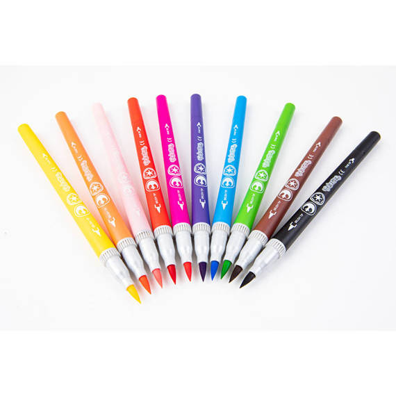 Glitter markers 6 colours Colorino Kids 65641PTR