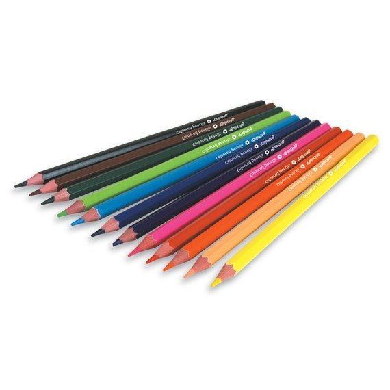 Hexagonal coloured pencils 24 colours Colorino Kids 14700PTR/1