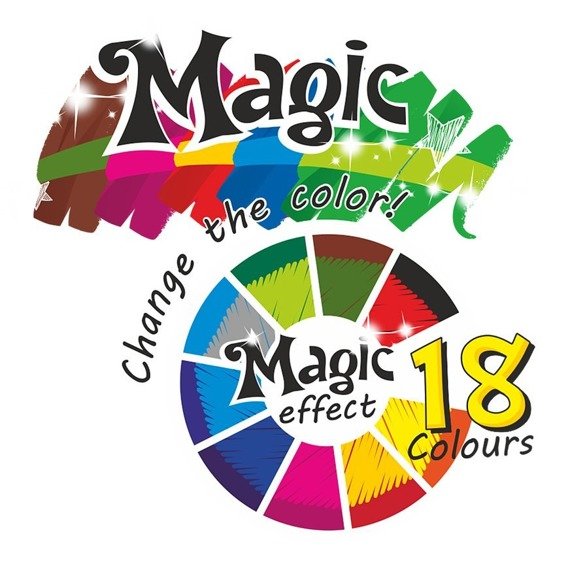 Magic colours changing markers 10 pcs. Colorino Kids 34630PTR