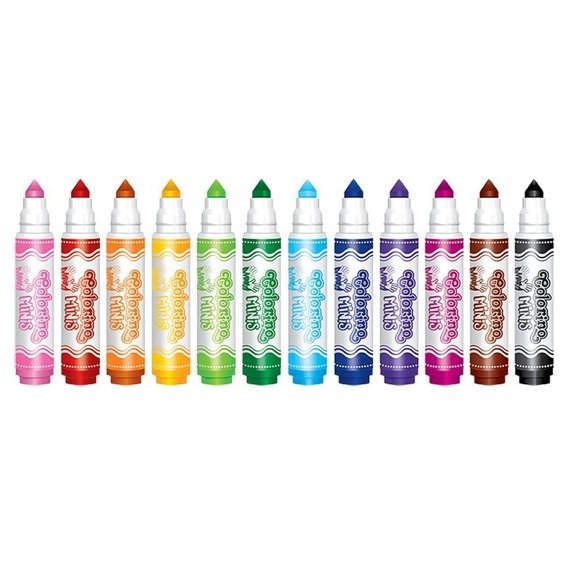 Mini markers 12 colours Colorino Kids 32117PTR