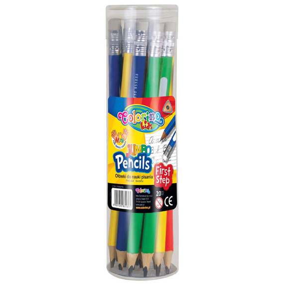 Pencils with eraser 12 pcs. Colorino Kids 39514PTR/1