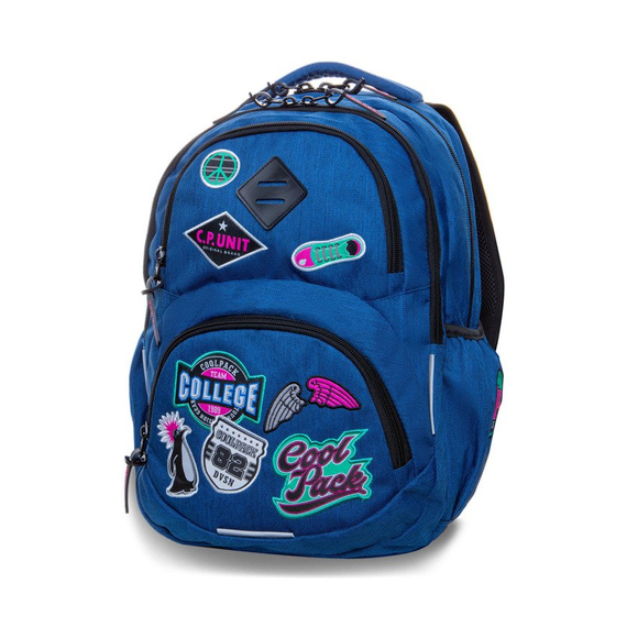 Plecak młodzieżowy Coolpack Dart Girls Badges Denim 37916CP No. B19057