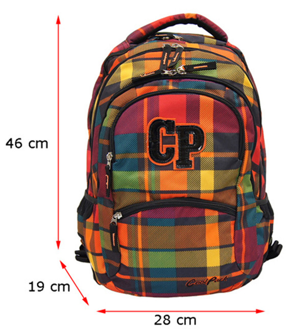 Plecak szkolny Coolpack College Sunset check 76777CP nr 617