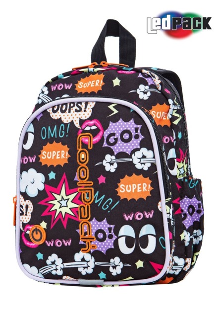 School backpack Coolpack Bobby LED Comics 22615CP A23202