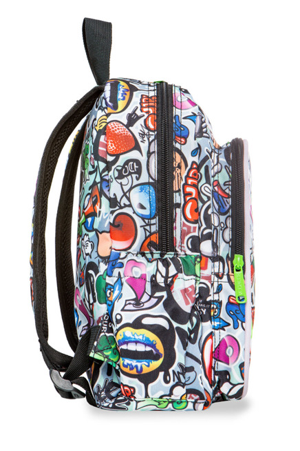 School backpack Coolpack Bobby LED Graffiti 22592CP A23201