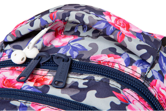 School backpack Coolpack Joy L LED Camo Roses 96652CP A21209