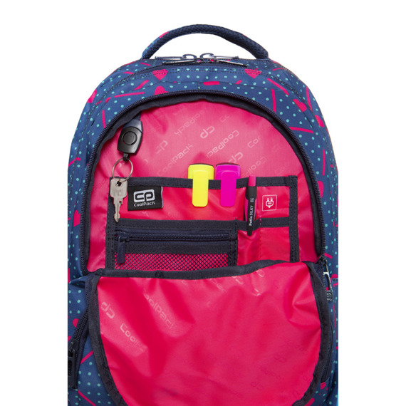 Set CoolPack Heart Link - Spiner backpack and tube pencil case