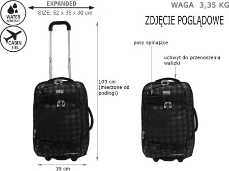 Small suitcase Coolpack Voyager Polo 62787CP nr 363