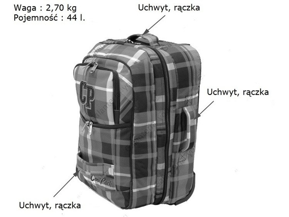 Suitcase Coolpack Escape Ruby 46749CP No. 105