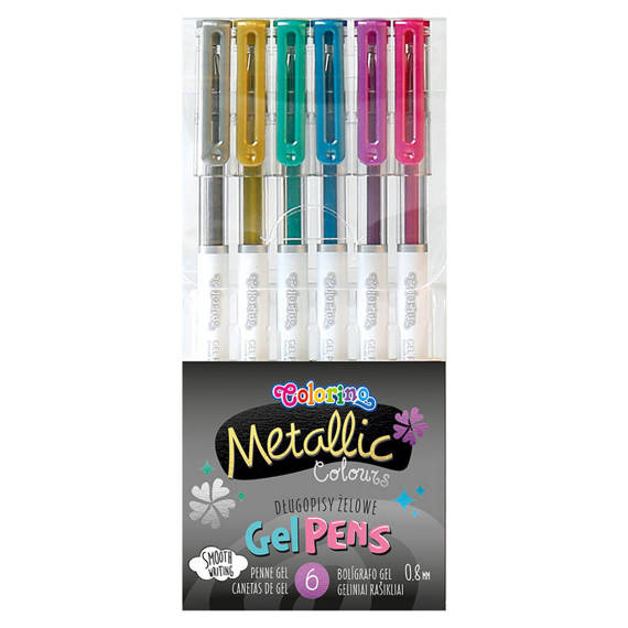 Triangular glitter pens 12 colors Colorino Kids 32469PTR