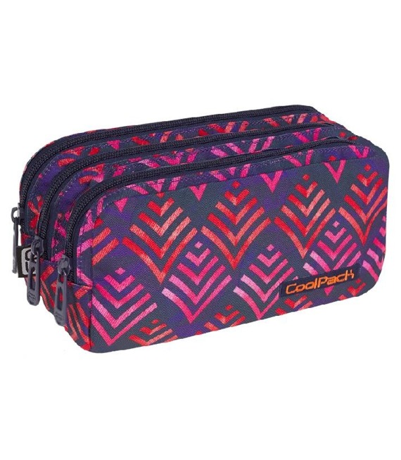 Triple decker pencil case Coolpack Primus Hawaii Pink 85158CP nr A013