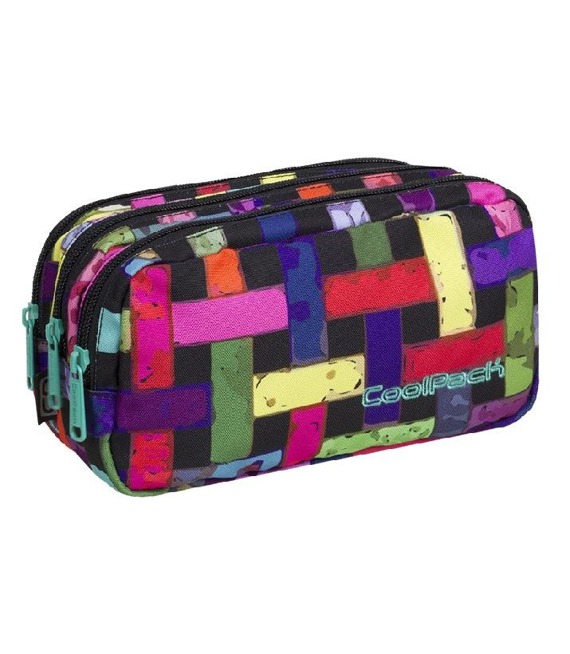 Triple decker pencil case Coolpack Primus Ribbon Grid  87995CP nr A300