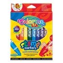 Double ended markers with stamps 10 pcs. Colorino Kids 36092PTR