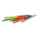 Double ended triangular coloured pencils 24 pcs. / 48 colours Colorino Kids 51705PTR