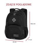 Plecak młodzieżowy Coolpack Dart Girls Badges Denim 37916CP No. B19057