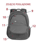 Plecak młodzieżowy Coolpack Dart Girls Badges Denim 37916CP No. B19057