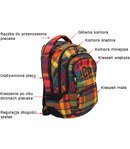 Plecak szkolny Coolpack College Sunset check 76777CP nr 617