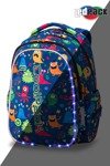 School backpack Coolpack Joy M LED Funny Monsters 94726CP A20206