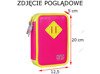 School pencil case with equipment Coolpack Jumper Rubin neon 66358CP nr A472