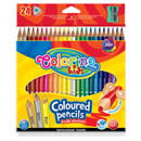 Triangular coloured pencils 12 colours Colorino Kids 51828PTR