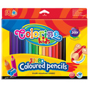 Triangular coloured pencils JUMBO 12 colours