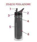 Water bottle Coolpack Stream 600 ml Pomarańczowy 80248CP_P