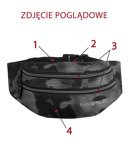 Zestaw młodzieżowy Coolpack 2018 Camouflage Tangerine - plecak Break, piórnik Clever i saszetka Madison